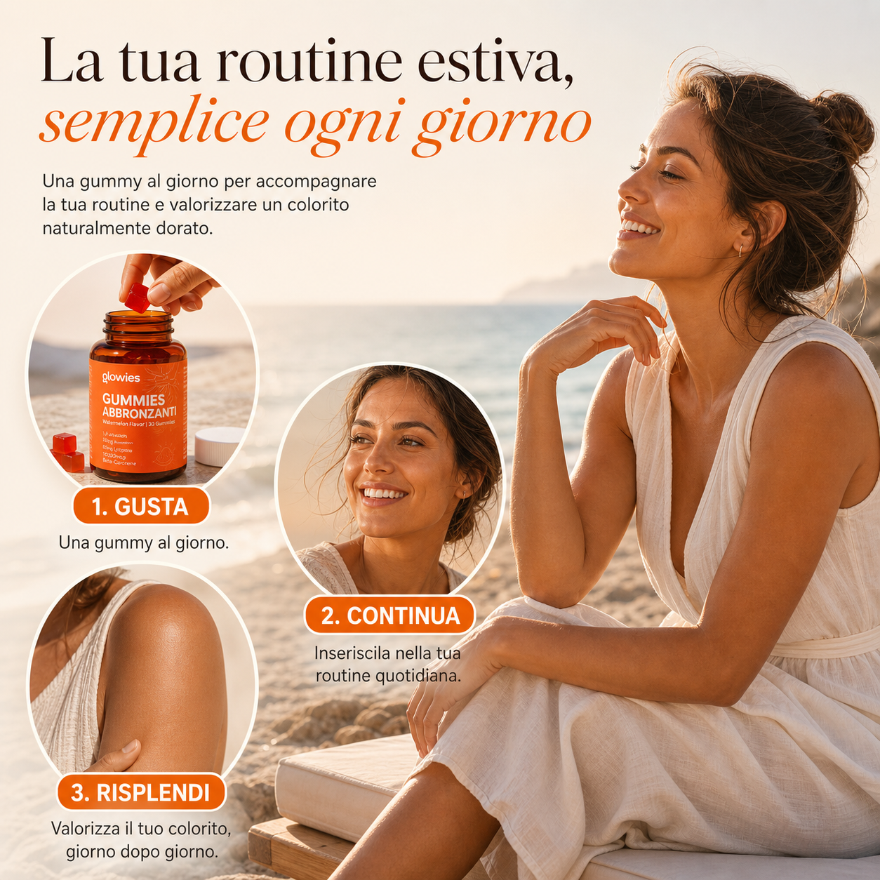 Glowies™ Gummies Abbronzanti